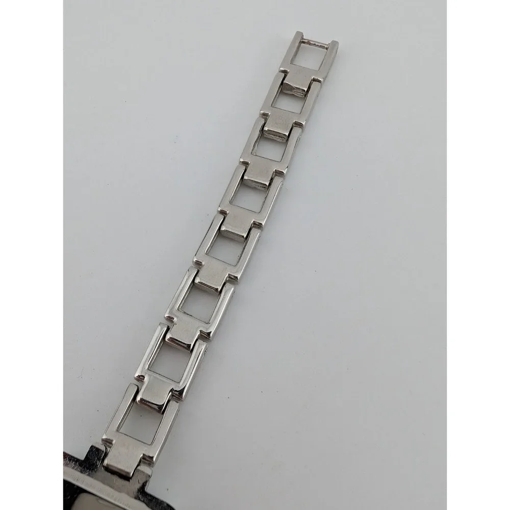 Accutime Watch Women 20mm Case Silver 7.25